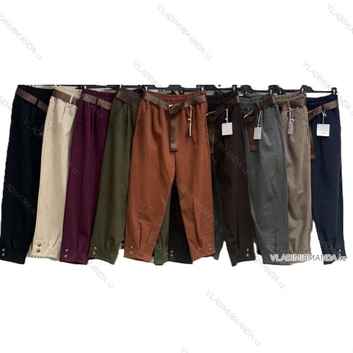 Nohavice elegantné dámske (S/M/L ONE SIZE) TALIANSKA MÓDA IMC250482