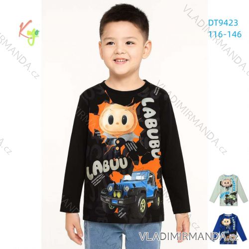 Tričko dlhý rukáv detské až dorast chlapčenské (116-146) KUGO DT9423