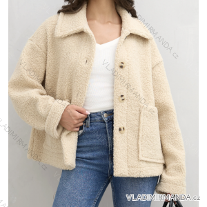 Kabát dlhý rukáv dámsky (S/M/L ONE SIZE) TALIANSKA MÓDA IMPLI2521499