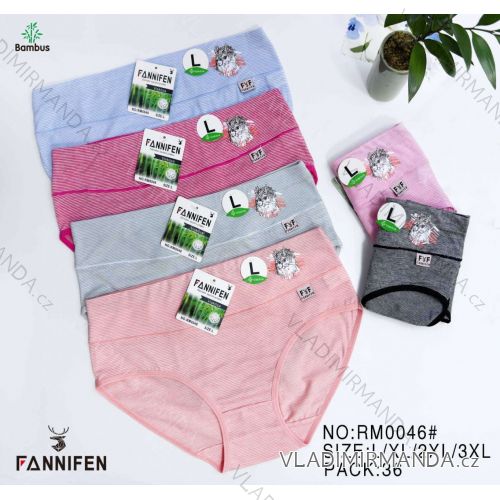 Nohavičky bambus dámske nadrozměr (L-3XL) PESAIL PES25RM0046