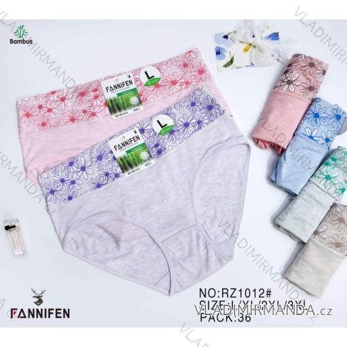 Nohavičky dámske bambusové nadrozmer (L-3XL) YZLY PES25RZ1012