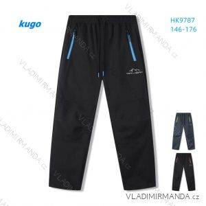 Nohavice outdoorové dorast chlapčenské a dievčenské (146-176) KUGO HK9787