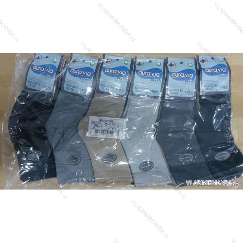 Ponožky zdravotné lem thermo dámske (35-38, 38-41) AURA.VIA AURA25NGV0832-Y