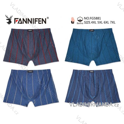Boxerky bavlnené pánske nadrozmer (4XL-7XL) PESAIL PES25FG5881