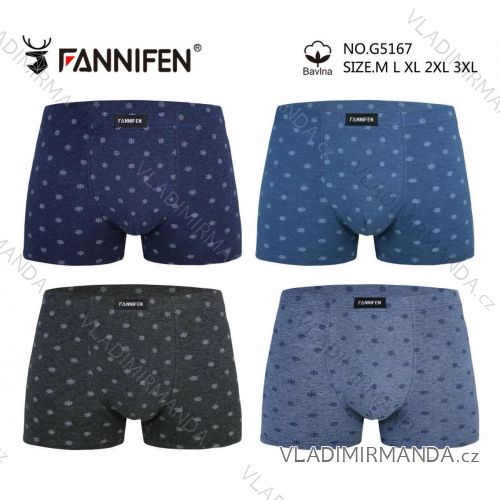 Boxerky pánske bavlnené nadrozmer (M-3XL) PESAIL PES25G5167