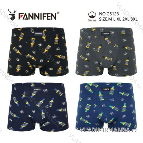 Boxerky pánske bavlnené nadrozmer (M-3XL) PESAIL PES25G5123