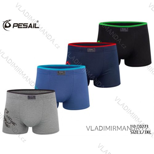 Boxerky pánske bavlnená nadrozmer (L-3XL) PESAIL PES25TO273