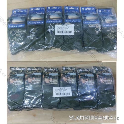 Ponožky thermo poľovnícke a rybárske pánske (39-42, 43-46) AURA.VIA AURA25FEV3219