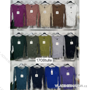 Tričko dlhý rukáv dámska (S/M/L ONE SIZE) TALIANSKA MÓDA IMPLI251708