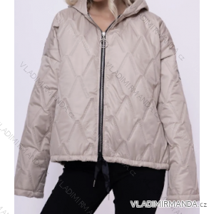 Bunda s kapucňou dlhý rukáv dámska (S/M/L ONE SIZE) TALIANSKA MÓDA IMPLI2550961