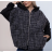 Bunda krátka s kapucňou dlhý rukáv dámska (S/M/L ONE SIZE) TALIANSKA MÓDA IMPLI2550875-