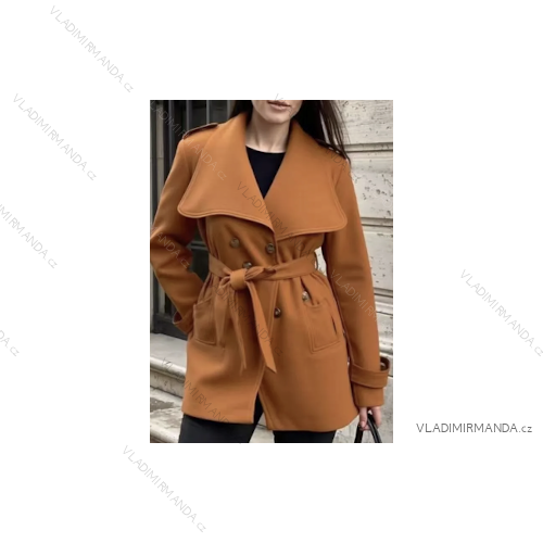 Kabát flaušový dlhý rukáv dámsky (S/M/L ONE SIZE) TALIANSKA MÓDA IMPLI2512470