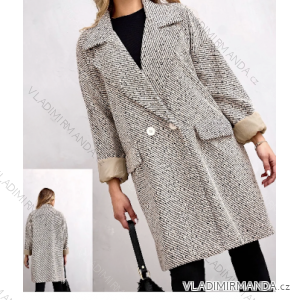Kabát dlhý rukáv dámsky (S/M/L ONE SIZE) TALIANSKA MÓDA IMPLI2516424