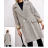 Kabát dlhý rukáv dámsky (S/M/L ONE SIZE) TALIANSKA MÓDA IMPLI2516424