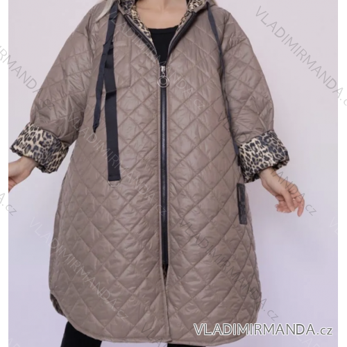 Kabát oversize s kapucňou dlhý rukáv dámsky (S/M/L ONE SIZE) TALIANSKA MÓDA IMPLI2539062