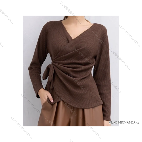 Tričko dlhý rukáv dámske (S/M/L ONE SIZE) TALIANSKA MÓDA IMPLI251612