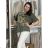 Tričko dlhý rukáv dámske (M/L/XL ONE SIZE) IMPOZ25SM-3120/DUR M/L/XL zelená khaki