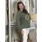 Tričko dlhý rukáv dámske (M/L/XL ONE SIZE) IMPOZ25SM-3120/DUR M/L/XL zelená khaki