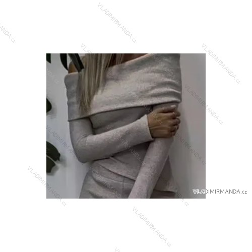 Sveter dlhý rukáv dámsky (S/M/L ONE SIZE) TALIANSKA MÓDA IMPLI257102