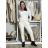 Nohavice strečové stláčače zateplené dlhé dámske PANTALONE (S/M/L ONE SIZE) TALIANSKA MÓDA IMPOZ25OL-5591