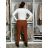 Nohavice strečové stláčače zateplené dlhé dámske PANTALONE (S/M/L ONE SIZE) TALIANSKA MÓDA IMPOZ25OL-5591/DUR S/M/L béžová