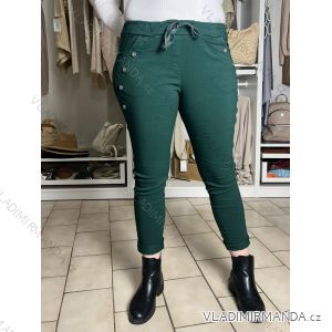Nohavice strečové dámske  LINDA (S/M/L ONE SIZE) TALIANSKA MÓDA IM4251163