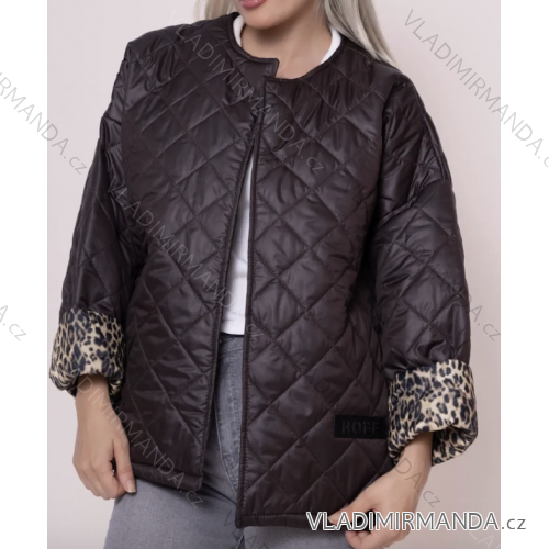 Bunda s kapucňou dlhý rukáv dámska (S/M/L ONE SIZE) TALIANSKA MÓDA IMPLI2539060
