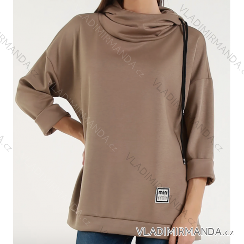 Mikina dlhý rukáv dámska (S/M/L ONE SIZE) TALIANSKA MÓDA IMPLI2507222