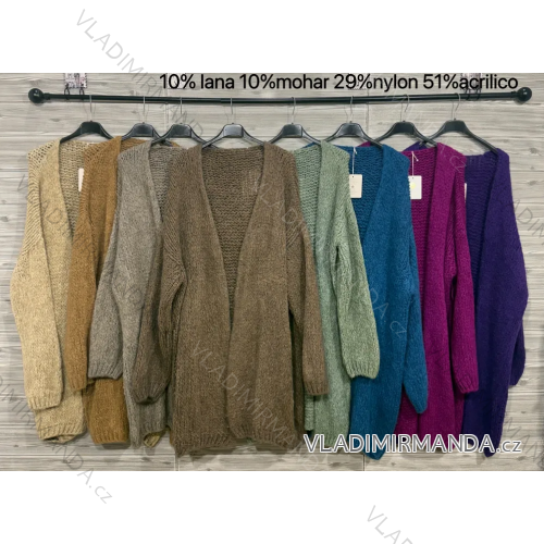 Cardigan pletený dlhý rukáv dámsky (S/M/L ONE SIZE) IMPOZ25YNK-0787