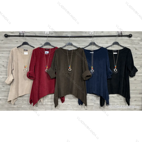 Tunika teplá dlhý rukáv dámska (S/M/L ONE SIZE) TALIANSKA MÓDA IMPOZ25JSD-16792