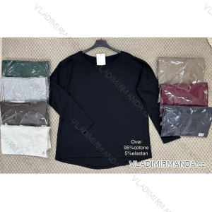 Tričko dlhý rukáv dámske (S/M/L ONE SIZE) TALIANSKA MÓDA IMPLP2522390065