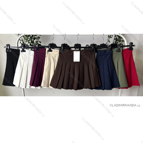 Sukňa krátka skladaná dámska (S/M/L ONE SIZE) TALIANSKA MÓDA IMPLP2433110075