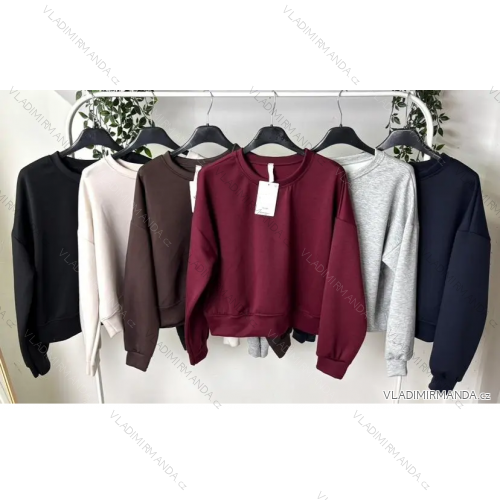 Mikina teplá dlhý rukáv dámska (S/M/L ONE SIZE) TALIANSKA MÓDA IMPLP2599390065