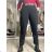 Nohavice elegantné s opaskom dámske BELLA (S/M/L ONE SIZE) TALIANSKA MÓDA IMD25251/DUR S/M/L béžová