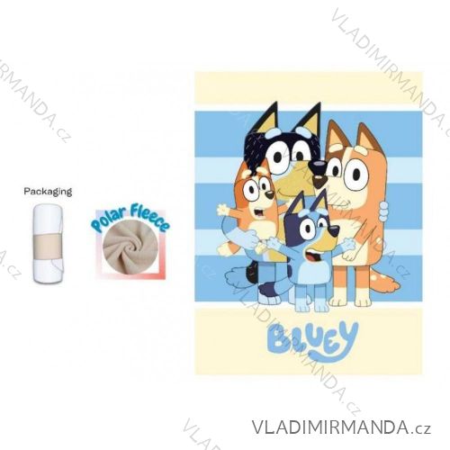 Deka prikrývka bluey detská dievčenská (100x140 cm) SETINO BLU36-5655