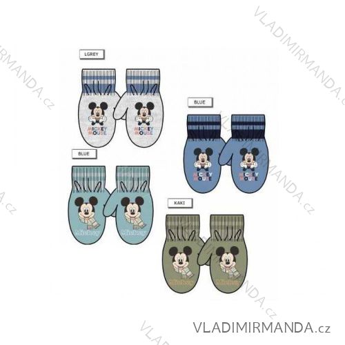 Rukavice palčiaky mickey mouse detské chlapčenské (ONE SIZE) SETINO HY45020