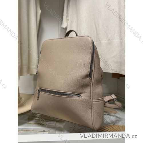 Batoh dámsky  Batoh dámský (ONE SIZE) TESSRA KABELKY TES255709/DR ONE SIZE tmavo béžová
