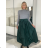 Sukňa s páskem dámska TARA (S/M/L ONE SIZE) TALIANSKA MóDA IMSM251156/DUR S/M/L čierna