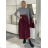 Sukňa s páskem dámska TARA (S/M/L ONE SIZE) TALIANSKA MóDA IMSM251156/DUR S/M/L čierna