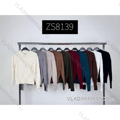 Sveter tenký dlhý rukáv dámsky (XS/S/M ONE SIZE) TALIANSKA MÓDA IMM25M8139