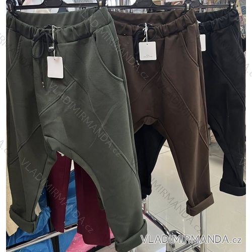 Tepláky baggy dámske (XS/S/M ONE SIZE) TALIANSKA MÓDA IMM25M3458