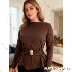 Tričko dlhý rukáv dámske (XS/S/M ONE SIZE) TALIANSKA MÓDA IMM25M44480