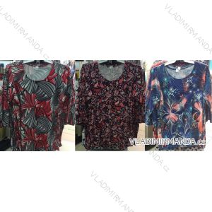 Tričko krátky rukáv dámske nadrozmerné (l-4XL) CLASSIC polski moda PM117440
