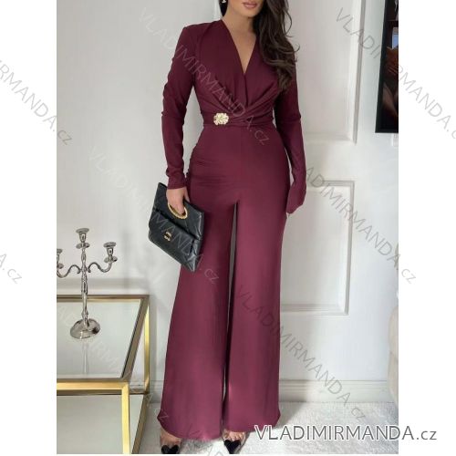 Overal dlhý elegantný dlhý rukáv dámsky (XS/S/M ONE SIZE) TALIANSKA MÓDA IMM25M43749