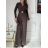 Overal dlhý elegantný dlhý rukáv dámsky (XS/S/M ONE SIZE) TALIANSKA MÓDA IMM25M43749