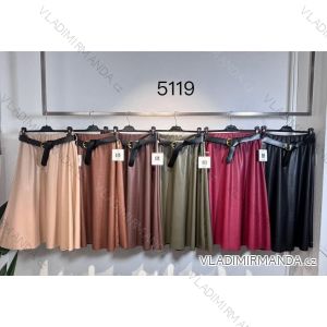 Sukňa stredne dlhá s opaskom dámska (XS/S/M ONE SIZE) TALIANSKA MÓDA IMM25M5119