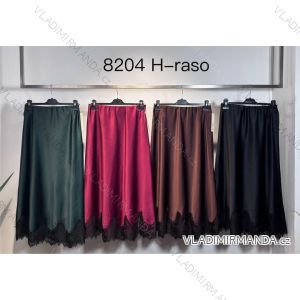 Sukňa stredne dlhá saténová dámska (XS/S/M ONE SIZE) TALIANSKA MÓDA IMM25M8204