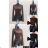 Tričko dlhý rukáv dámske (XS/S/M ONE SIZE) TALIANSKA MÓDA IMM25M11223