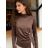Tričko dlhý rukáv dámske (XS/S/M ONE SIZE) TALIANSKA MÓDA IMM25M44220