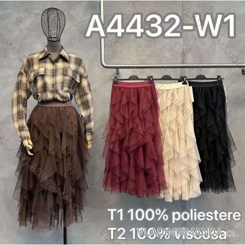Sukňa dlhá dámska (XS/S/M ONE SIZE) TALIANSKA MÓDA IMM25M4432